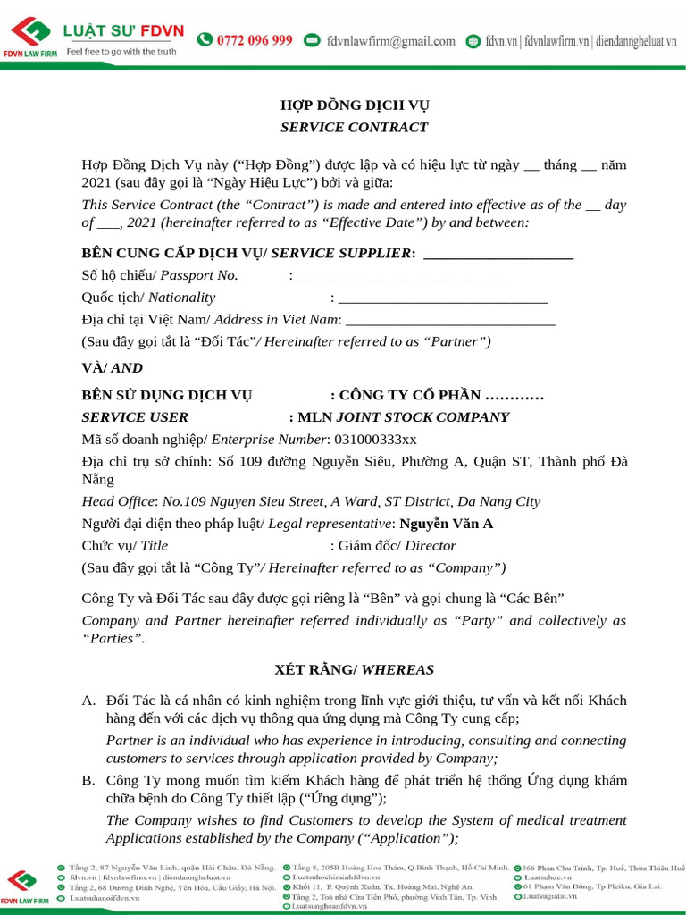 Service Contract | PDF