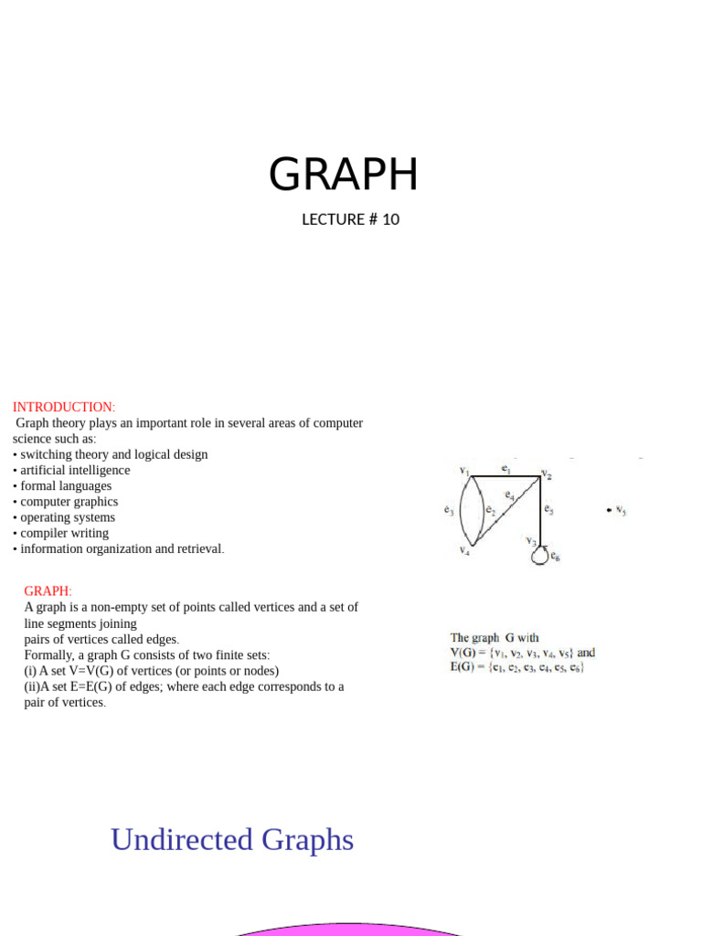 Lecture # 9 | PDF | Vertex (Graph Theory) | Graph Theory