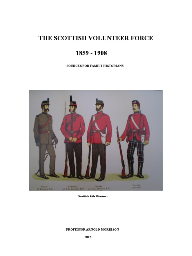 Rifle Volunteers The National Archives (United Kingdom) Scotland