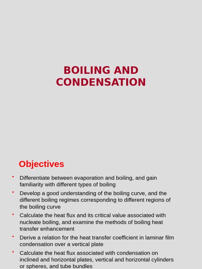 Boiling and Condensation Heat Transfer | PDF | Boiling | Heat Transfer