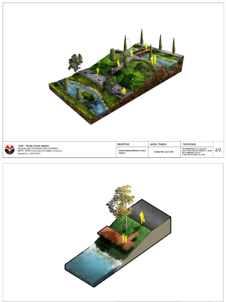 A Salman M Alfarizi 2309024 Isometric Section | PDF