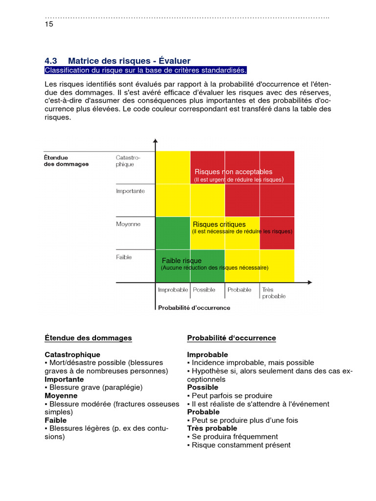 Évaluation et gestion des risques | PDF | Risque