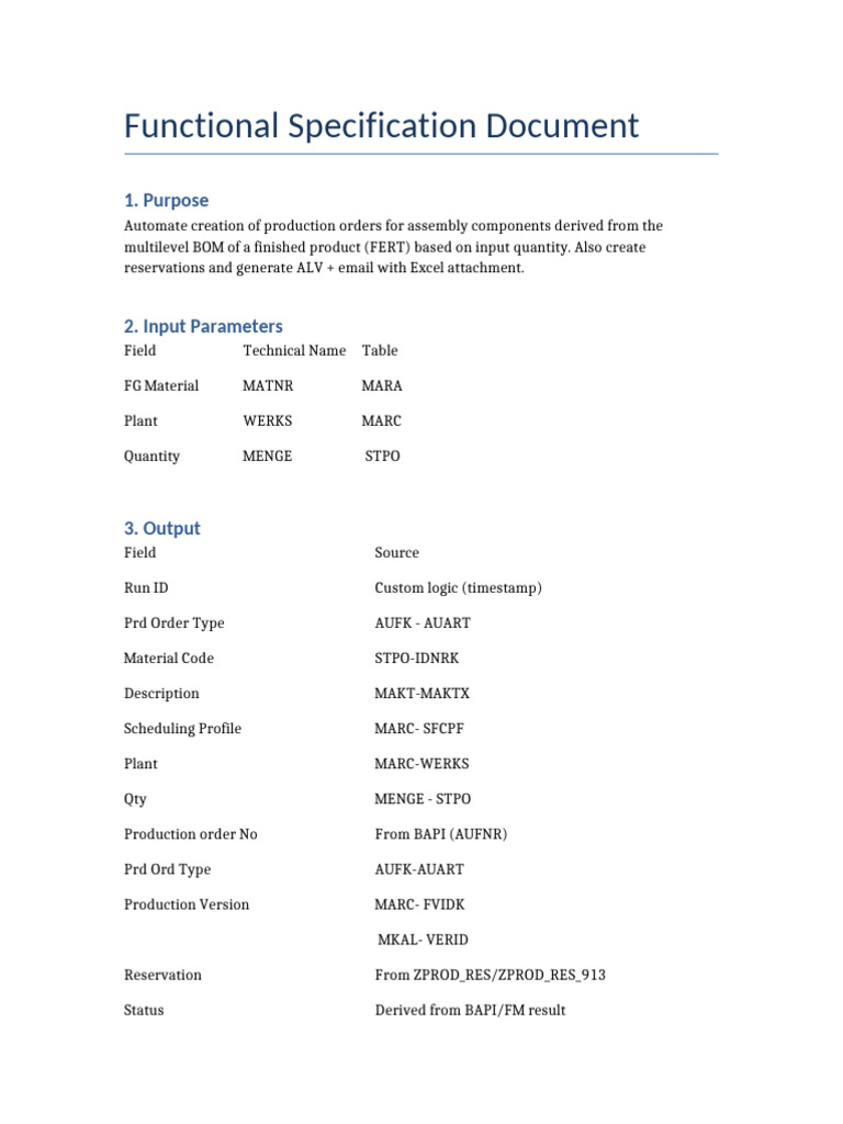 Automate Production Order Creation Process | PDF