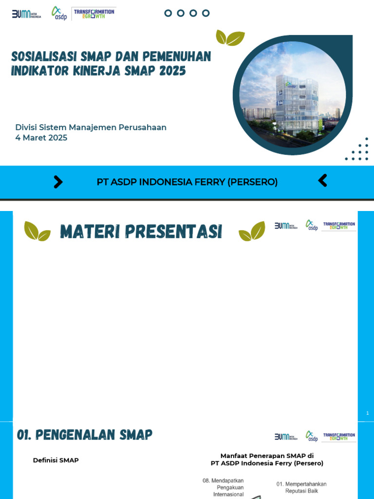 Sosialisasi SMAP 2025 | PDF