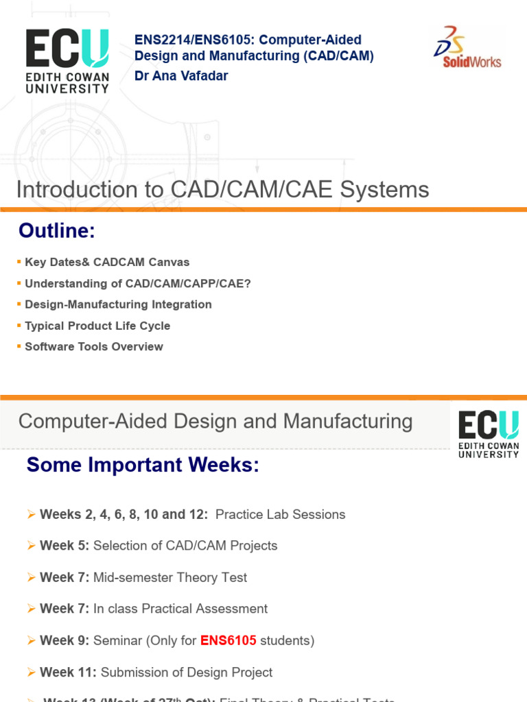 CAD/CAM/CAE Systems Overview Guide | PDF | Computer Aided Design ...