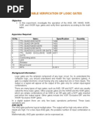Download Expt 4 Truth Table Verification of Logic Gates by Swapnil Babele SN92117562 doc pdf