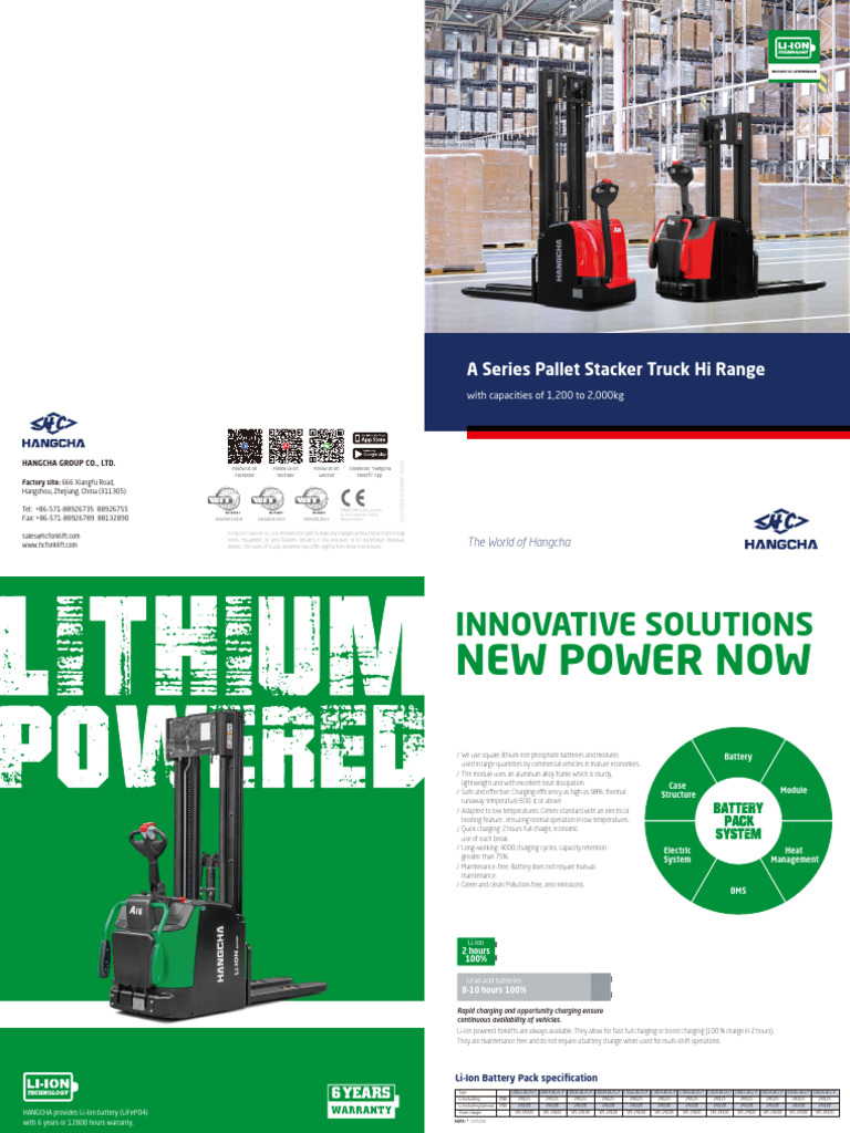 Straddle Stacker Wheel Steering Guide | PDF | Forklift | Lithium Ion ...