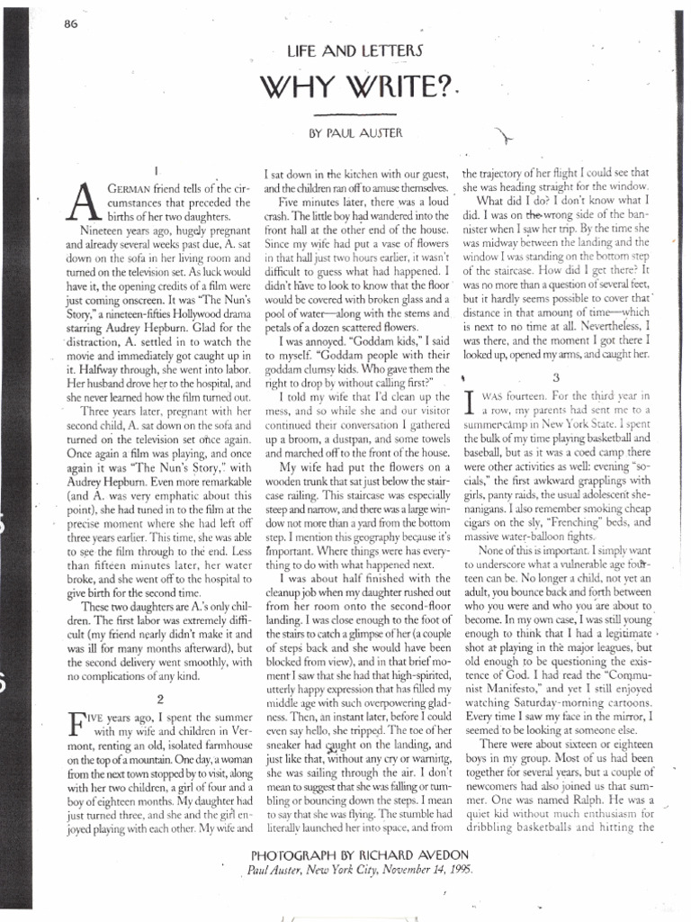 Why Write1 | PDF