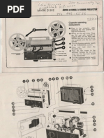 Eumig Mark 610d Projector User Manual