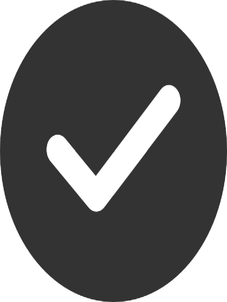 Grey Tick Icon | PDF