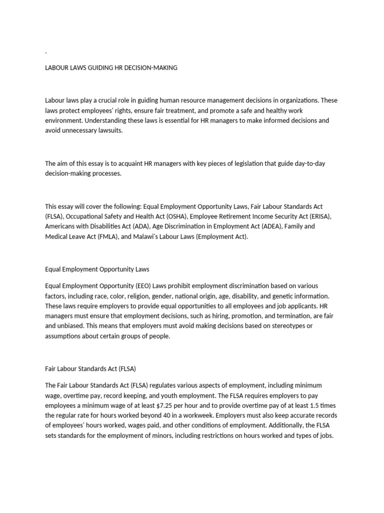 Labour Laws Gui-Wps Office | PDF | Employment | Occupational Safety And ...