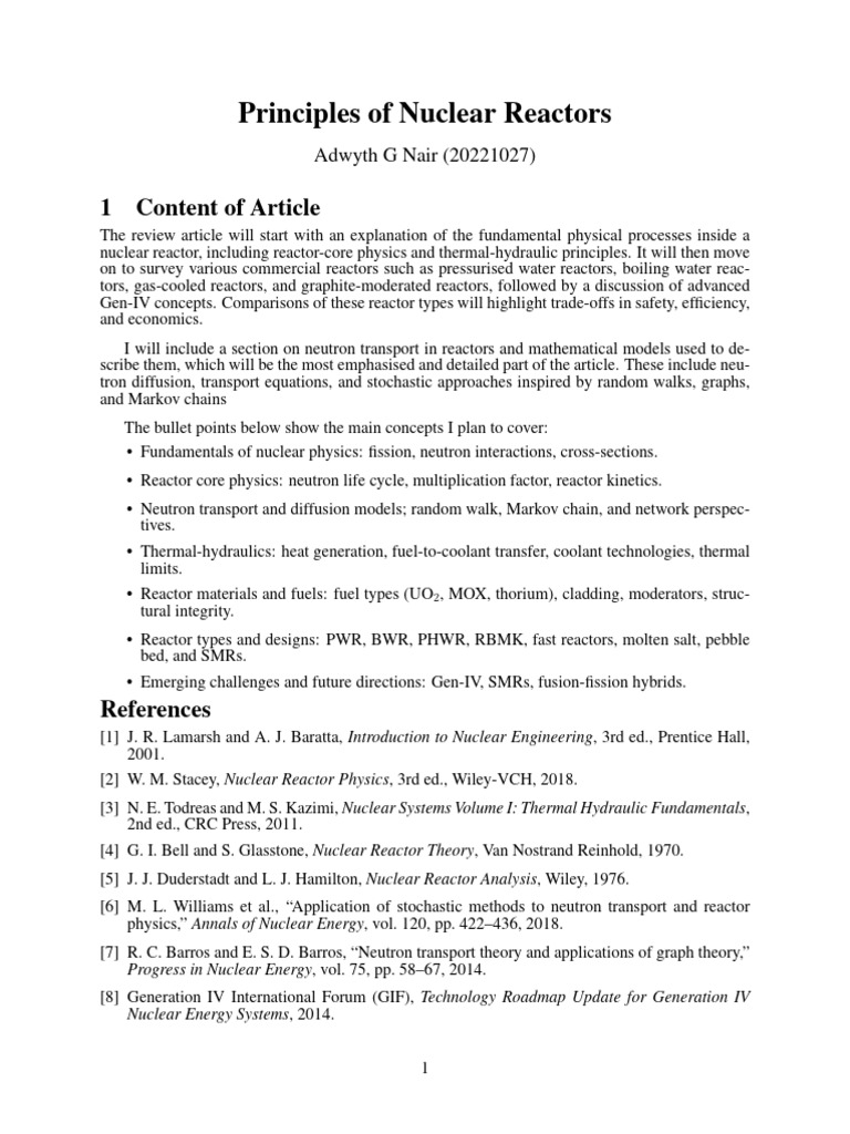 Nuclear Reactor Principles Explained | PDF | Nuclear Reactor ...