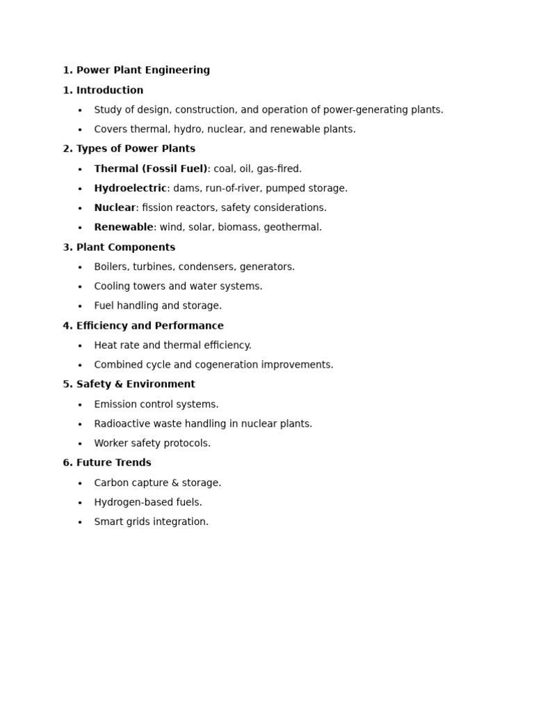 Power Plant Engineering Overview | PDF