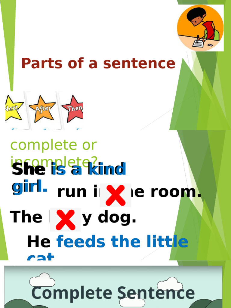 Parts of A Sentence | PDF