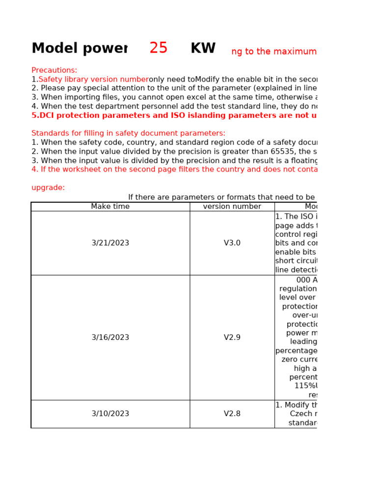 Safety Document Parameter Guidelines | PDF | Parameter (Computer ...