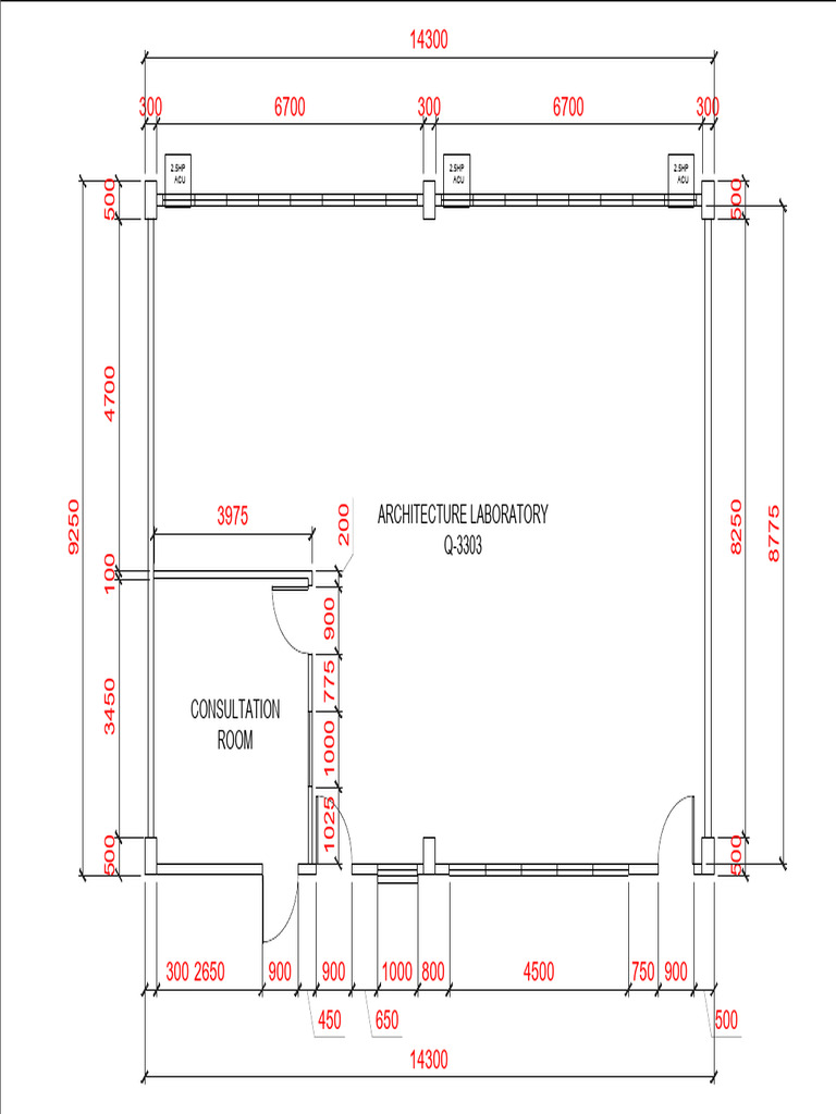 2.5HP ACU Specifications and Layout | PDF