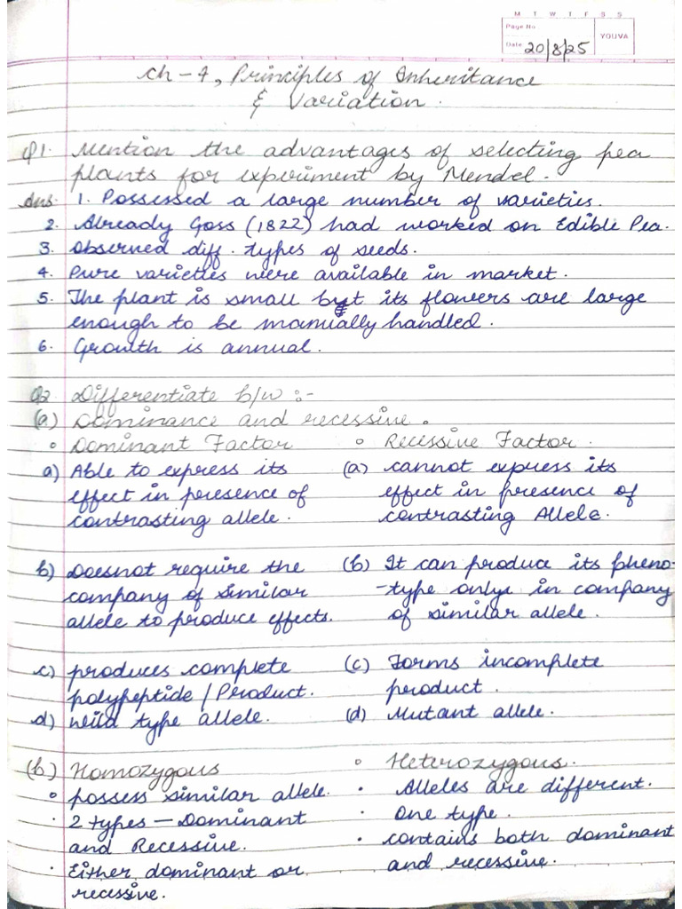 CH 4 Question Answers | PDF