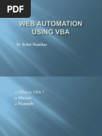 Web Automation Using Vba