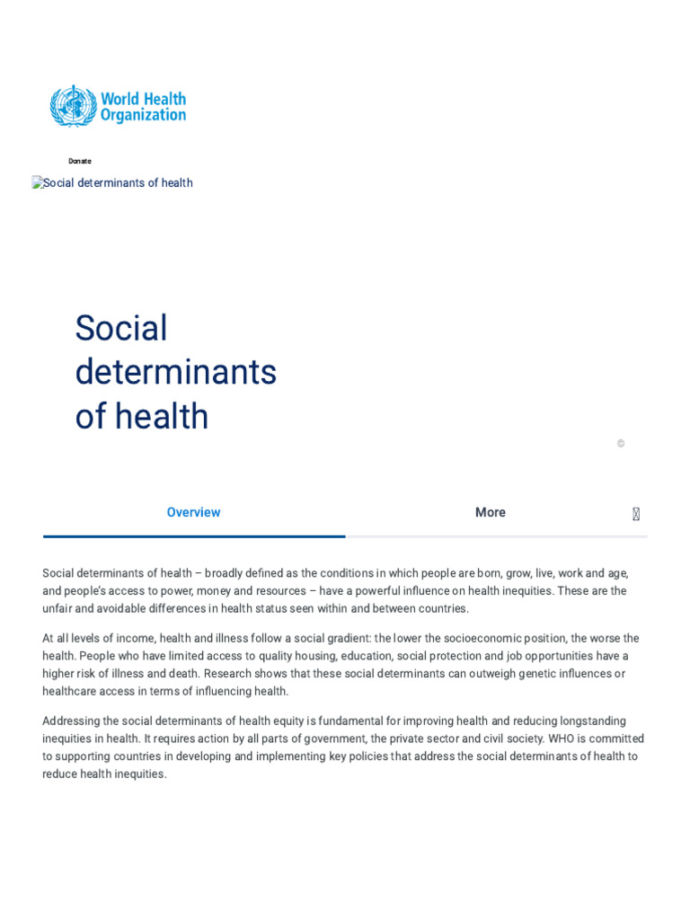 Social Determinants of Health Equity | PDF | Health Equity | Economies