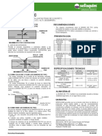 Ficha Tecnica Banda PVC