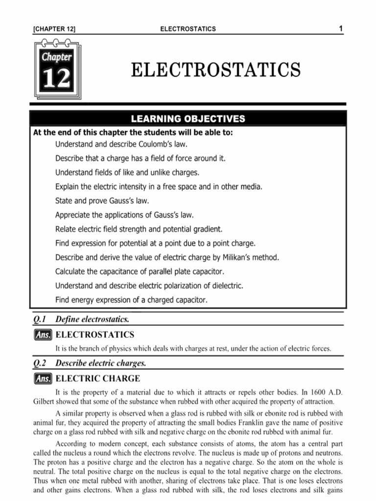 2nd Year Phy Notes Ch-1 (Taleemcity - Com) - Freeze-Processed | PDF
