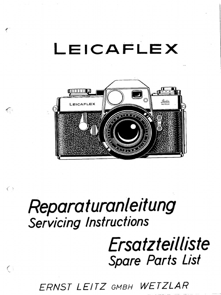 Leicaflex Service Instructions | PDF