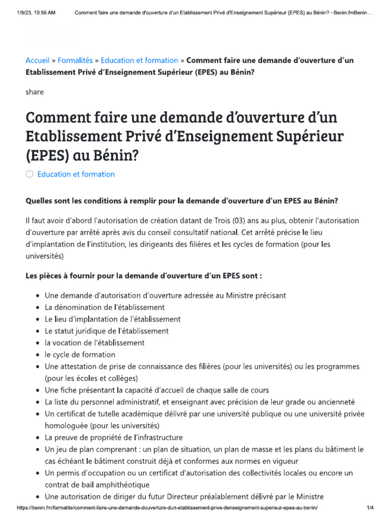 Dossier D'ouverture D'une EMPP | PDF