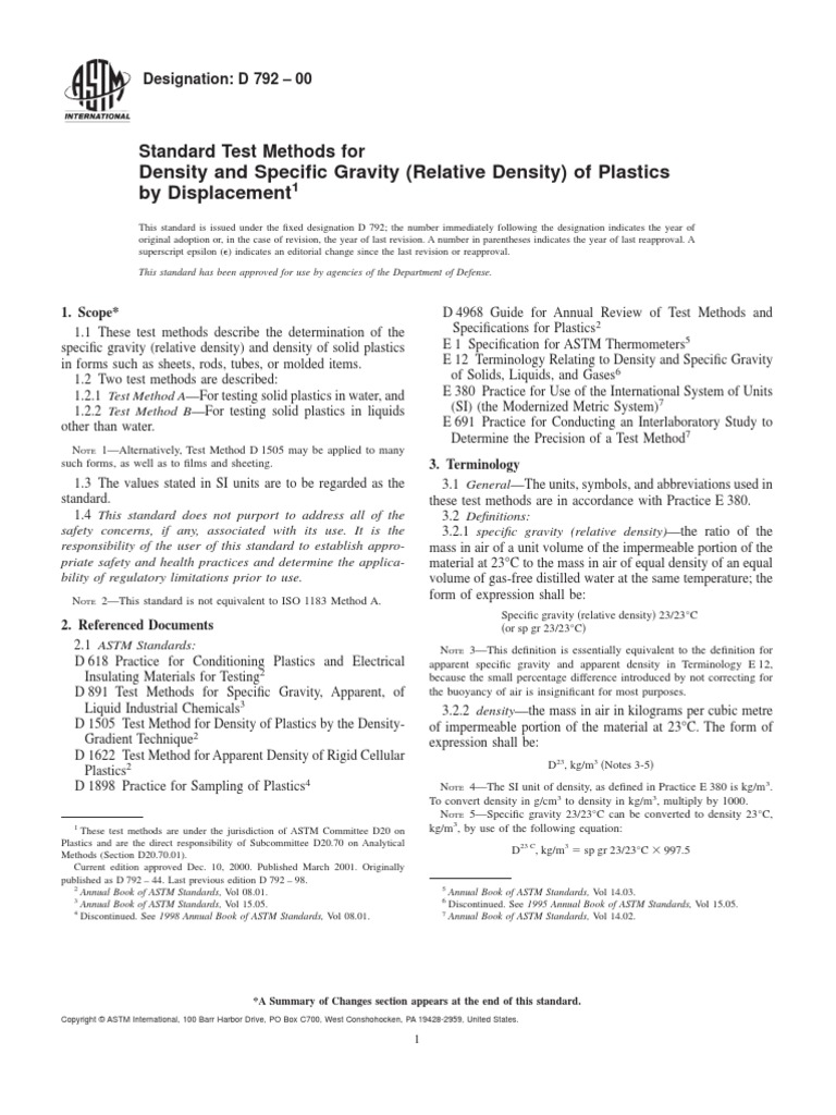 D792 | PDF