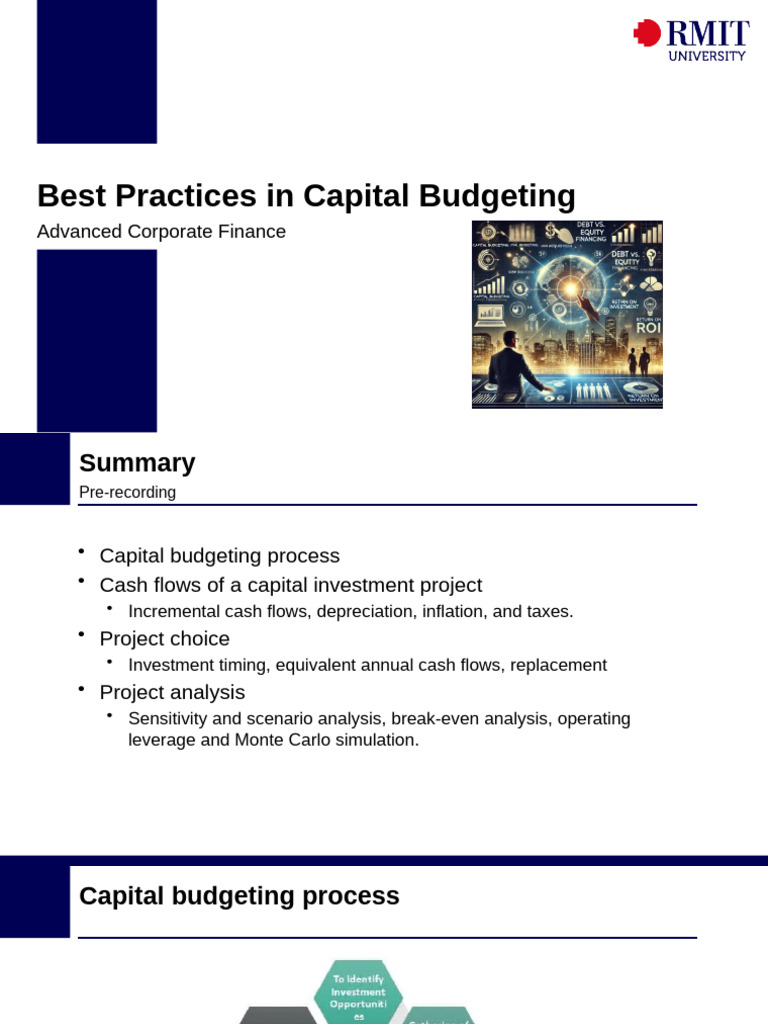 Capital Budgeting Best Practices Guide | PDF | Depreciation | Capital ...