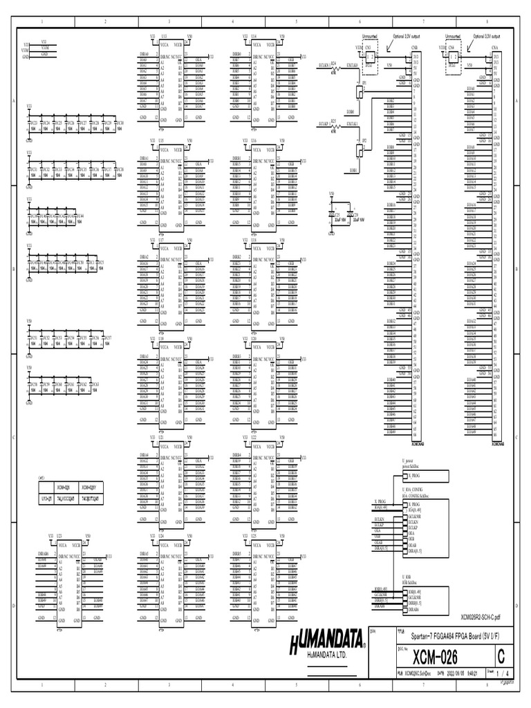Spartan-7 FPGA Board Schematic Guide | PDF | Off Road Vehicles | Cars ...