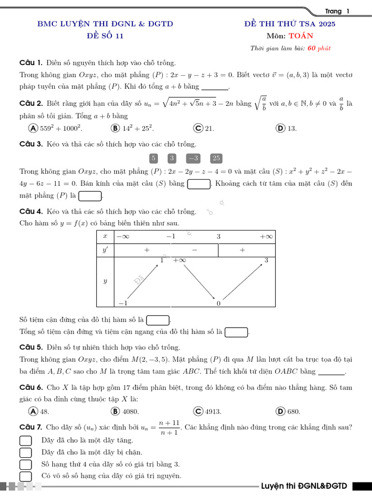 De Tsa 11 1 | PDF