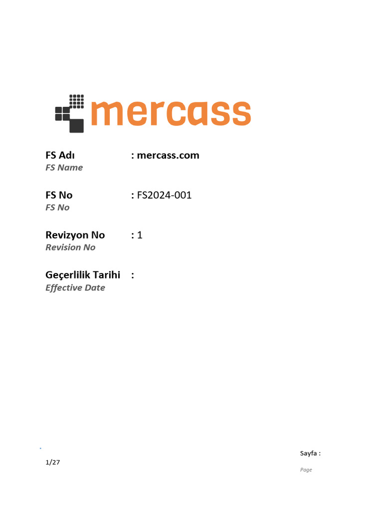 FS Adı | PDF