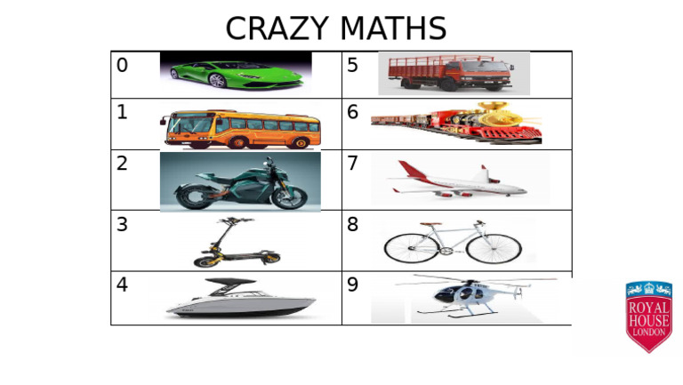 Crazy Maths With Vehicles | PDF