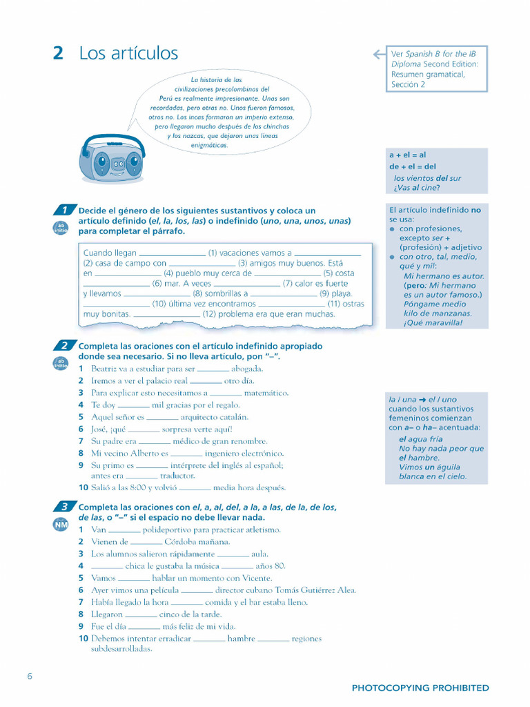 Uso de artículos y demostrativos en español | PDF | Lingüística