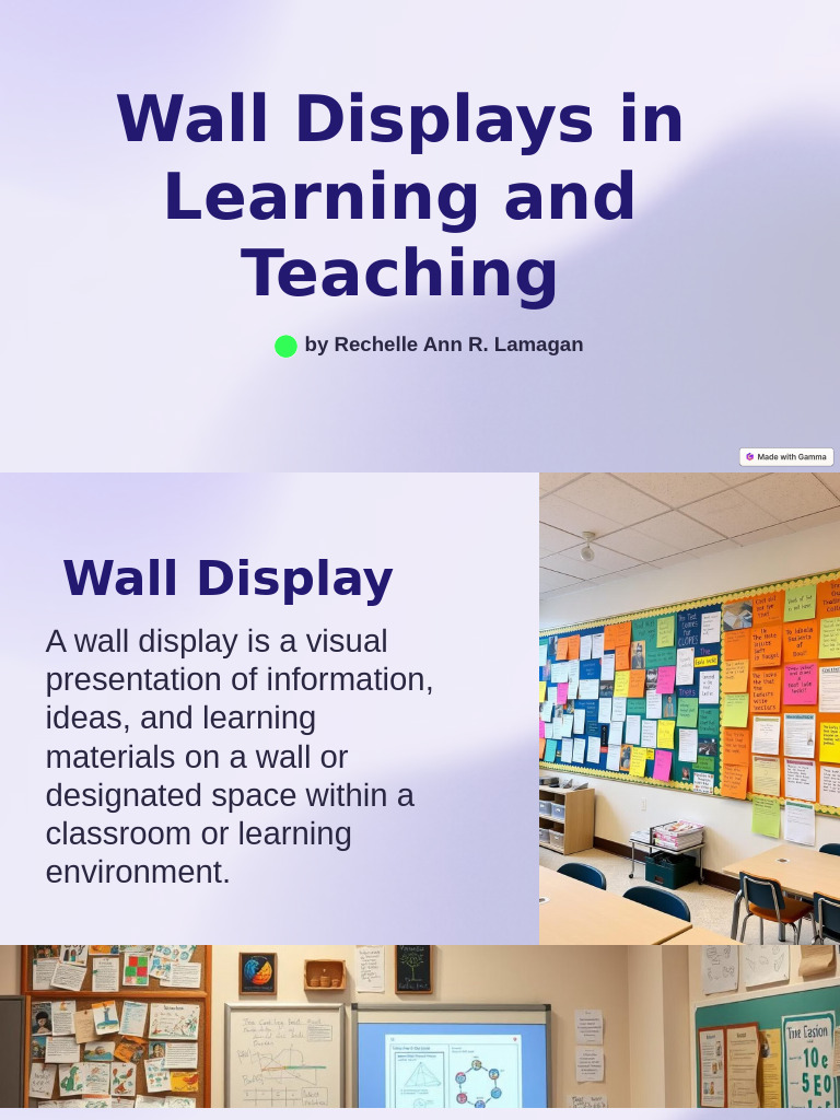 Effective Use of Wall Displays in Education | PDF