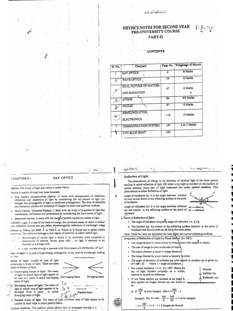 Xii Phy Notes 02 | PDF