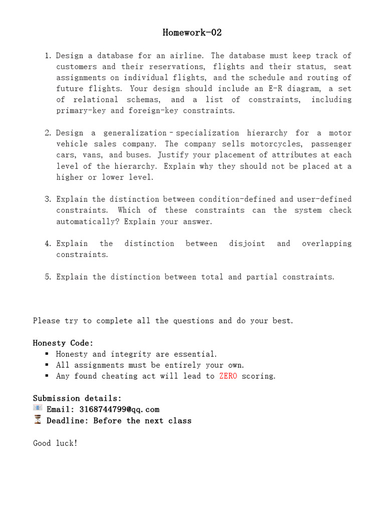 Homework 02 | PDF