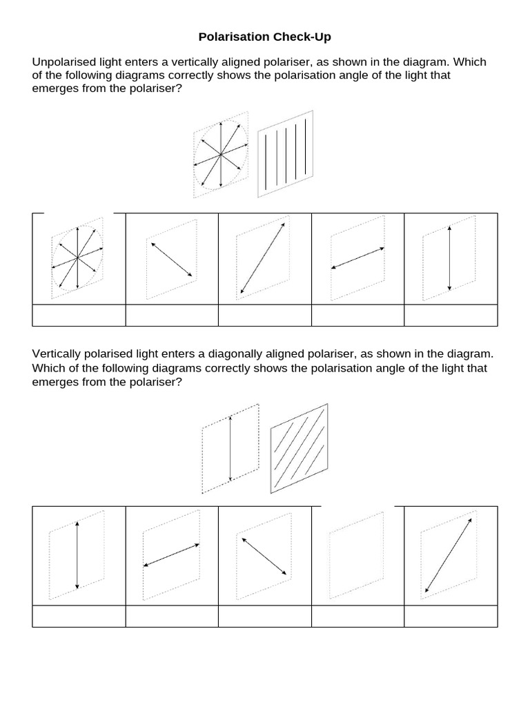 Understanding Light Polarisation Concepts | PDF | Polarization (Waves ...
