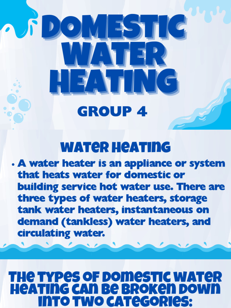 Types of Domestic Hot Water Systems | PDF | Water Heating | Continuum ...