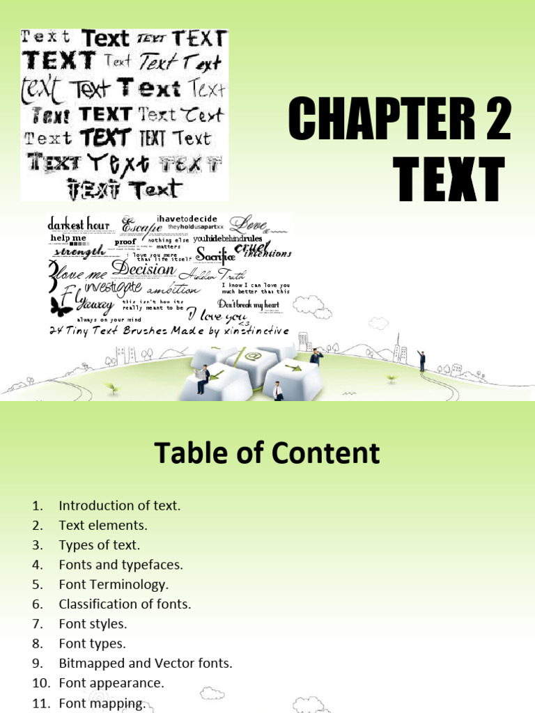 Understanding Text and Fonts Basics | PDF | Typefaces | Character Encoding