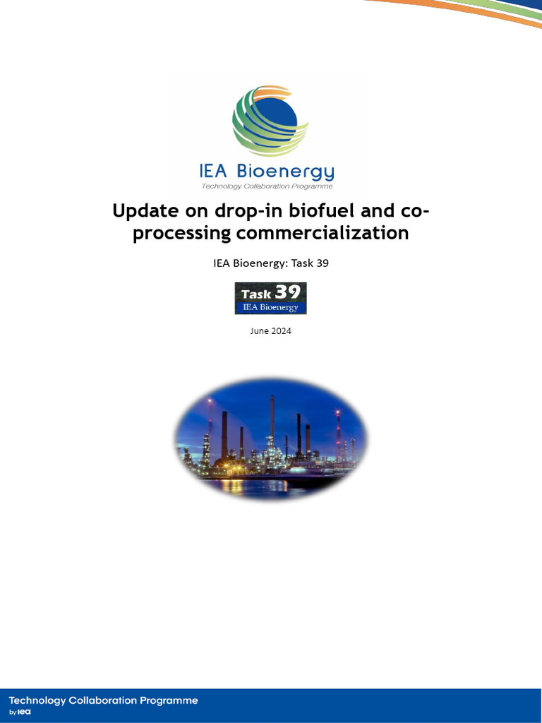 Drop-in Biofuel Commercialization Update | PDF | Gasification | Biofuel