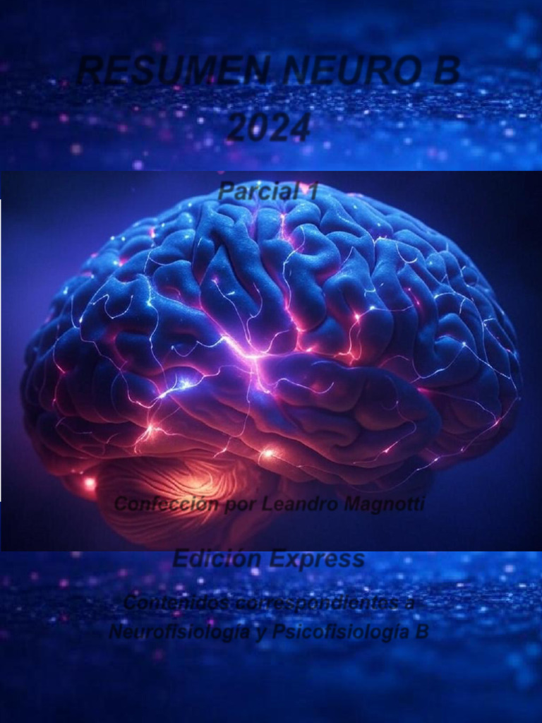 Resumen Neuro B 2024 Express Parcial 1 | PDF | Sinapsis | Potencial de ...