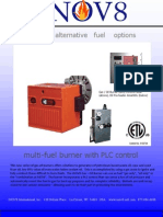 Dual Fuel Waste Vegetable Oil Burner Brochure