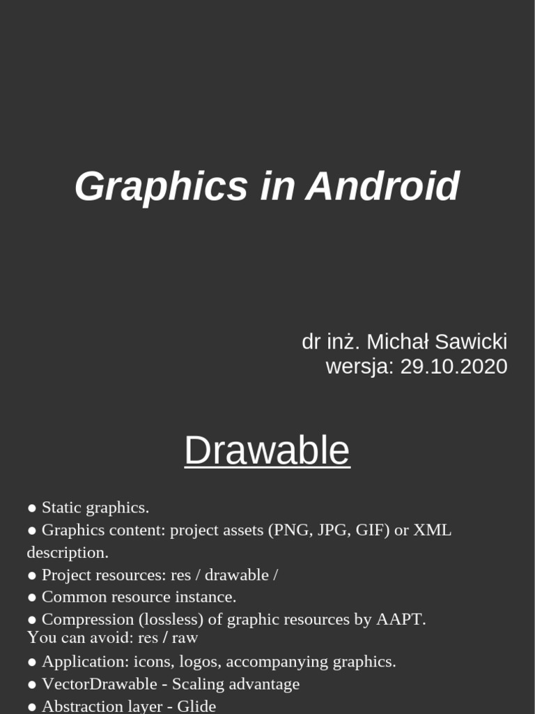 Android Graphics: Drawables & Custom Shapes | PDF