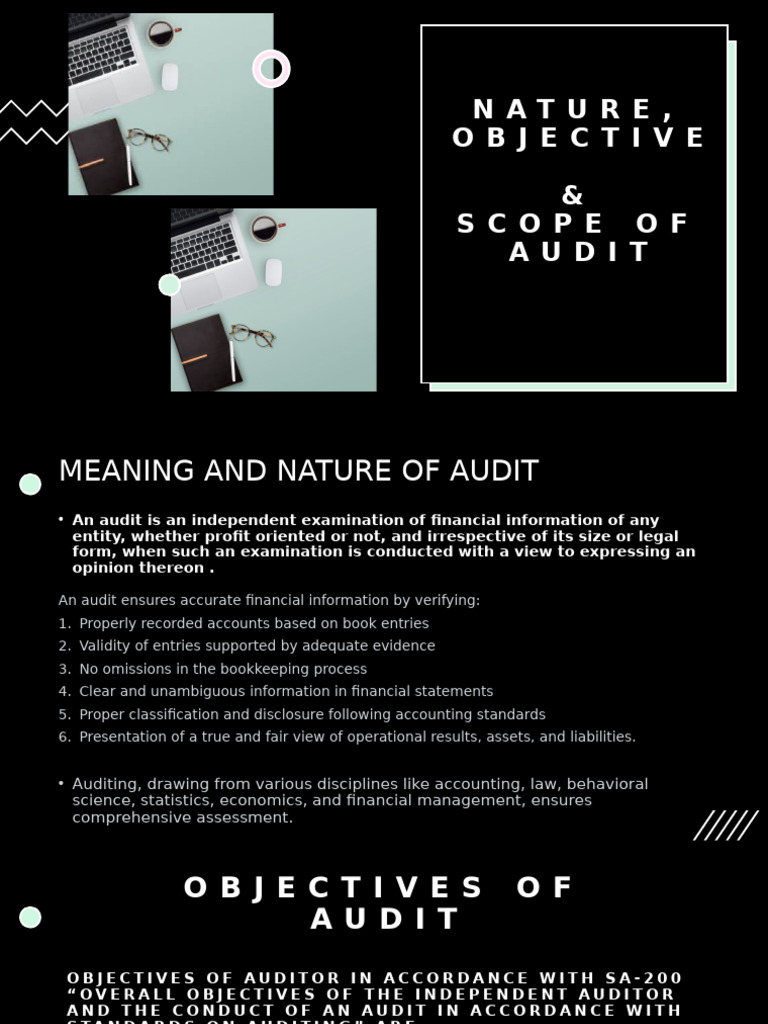 Understanding Audit: Objectives & Scope | PDF | Audit | Business