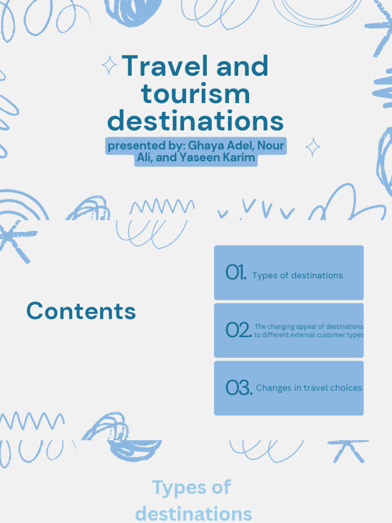 Travel and Tourism Destinations | PDF | Tourism | Transport