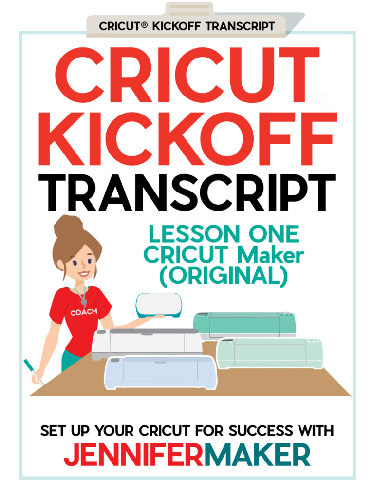 Cricut Maker Setup Guide Transcript | PDF | Android (Operating System ...