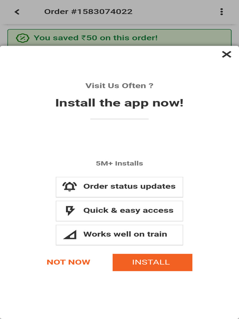 Order Confirmation and Feedback Request | PDF