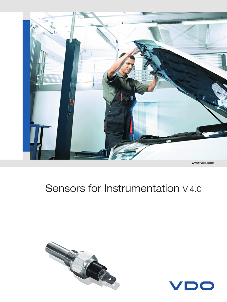 VDO Sensors for Automotive Instrumentation | PDF | Instrumentation | Switch