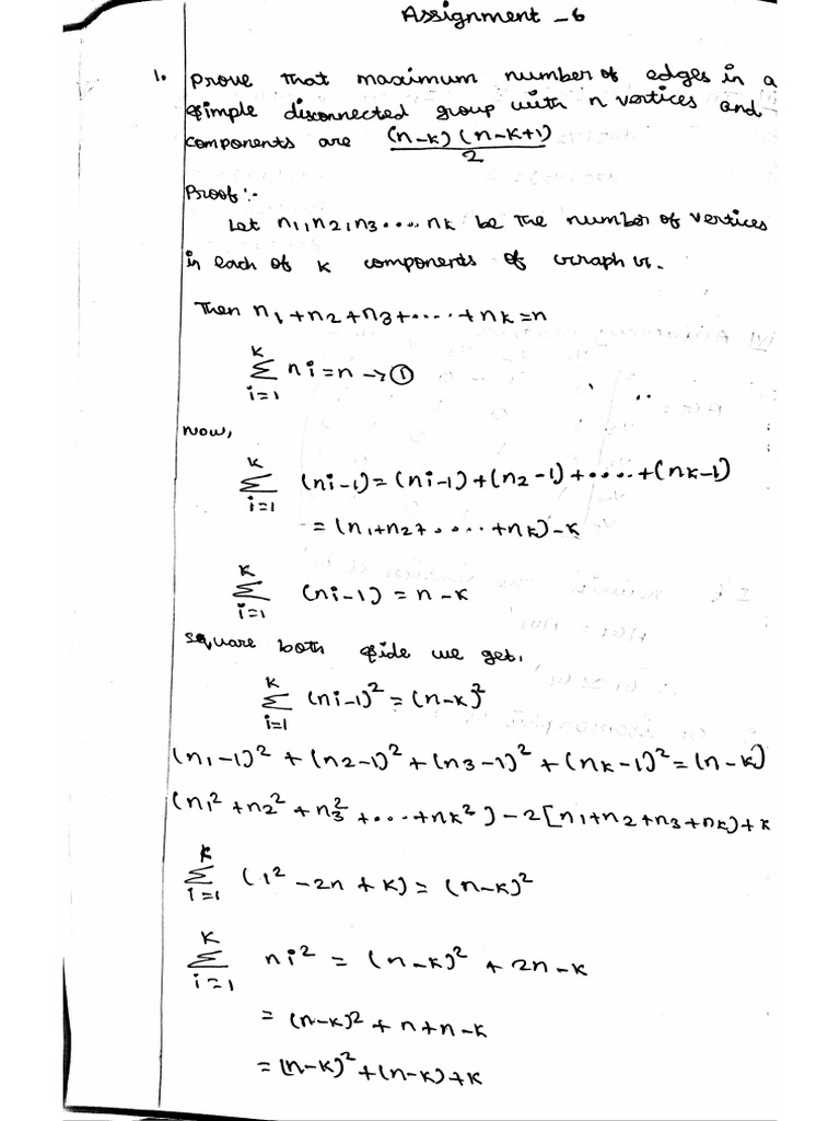 Maths Assignment 6-8 | PDF